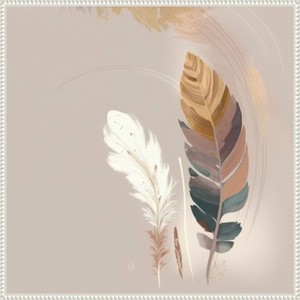 Amanti Art Feathers Adrift by Bella Eve Canvas Wall Art Print Framed - 1 of 4