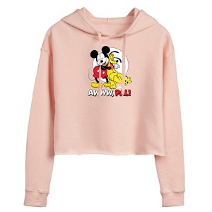 Women's - Disney - Awww Pal Cropped Graphic Hoodie - 1 of 2