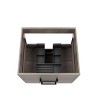 GlasFlength Bathroom Storage Cabinets Modern Wall Mounted Vanity with Double Drawers and Mirror for Contemporary Bathrooms, Gray, 31.5"*17.7"*18.9" - 3 of 4
