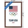 Trends International Team USA - Logo Framed Wall Poster Prints - 3 of 4