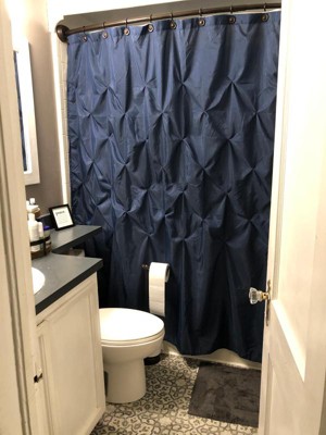 Piedmont Solid Polyester Shower Curtain : Target