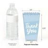 Big Dot of Happiness Dusty Blue Elegantly Simple - Guest Party Favor Popcorn Treat Boxes - Set of 12 - 2 of 4