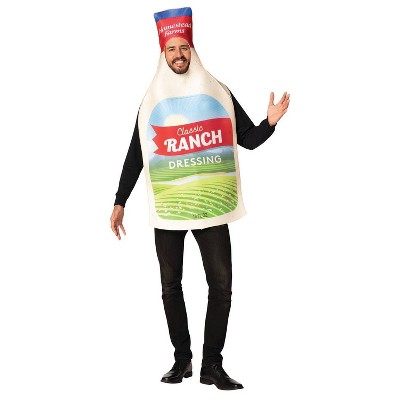 Imposta Costumes Adult Ranch Dressing Bottle Costume Bodysuit One Size