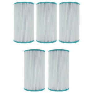 Hurricane Advanced Replacement Cartridge for Unicel C-6430RA, Pleatco PWK30-M, and Filbur FC-3915-M for Superior Water Filtration, White (5 Pack) - 1 of 4