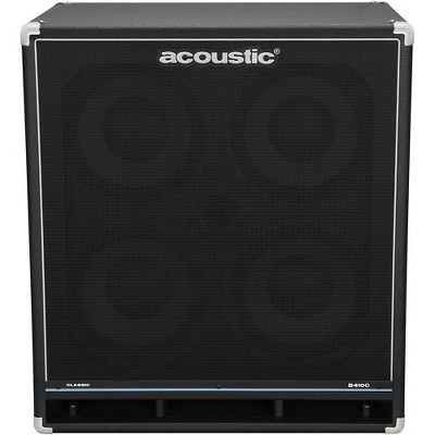 Acoustic B410c Classic 400w 4x10 Bass Speaker Cabinet Black : Target