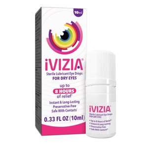 iVIZIA Sterile Lubricant Eye Drops for Dry Eyes - 0.33 fl oz - 1 of 4