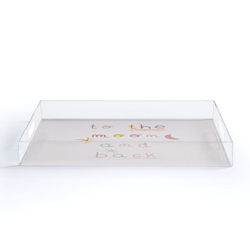 Hello Twiggs To the Moon and Back Acrylic Tray - Deny Designs, 2 of 5