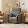 Power Recliner Chair with USB, Chenille Swivel Rocker Glider, Double-Layer Armrests, High Back, 350lb Capacity, for Living Room & Nursery - 3 of 4