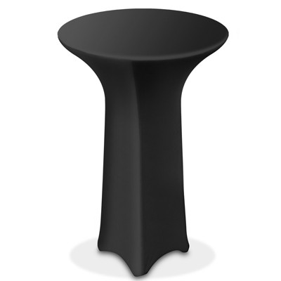 Lann's Linens Round Spandex Tablecloth for Highboy Cocktail Table