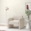 Accent Chair, Modern Single Sofa Chair, Upholstered Comfortable Backrest Chair With Armrests - 2 of 4