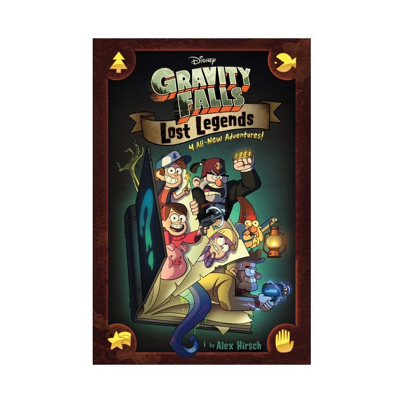 Gravity Falls Lost Legends : 4 All New Adventures -  by Alex Hirsch (Hardcover), 1 of 2