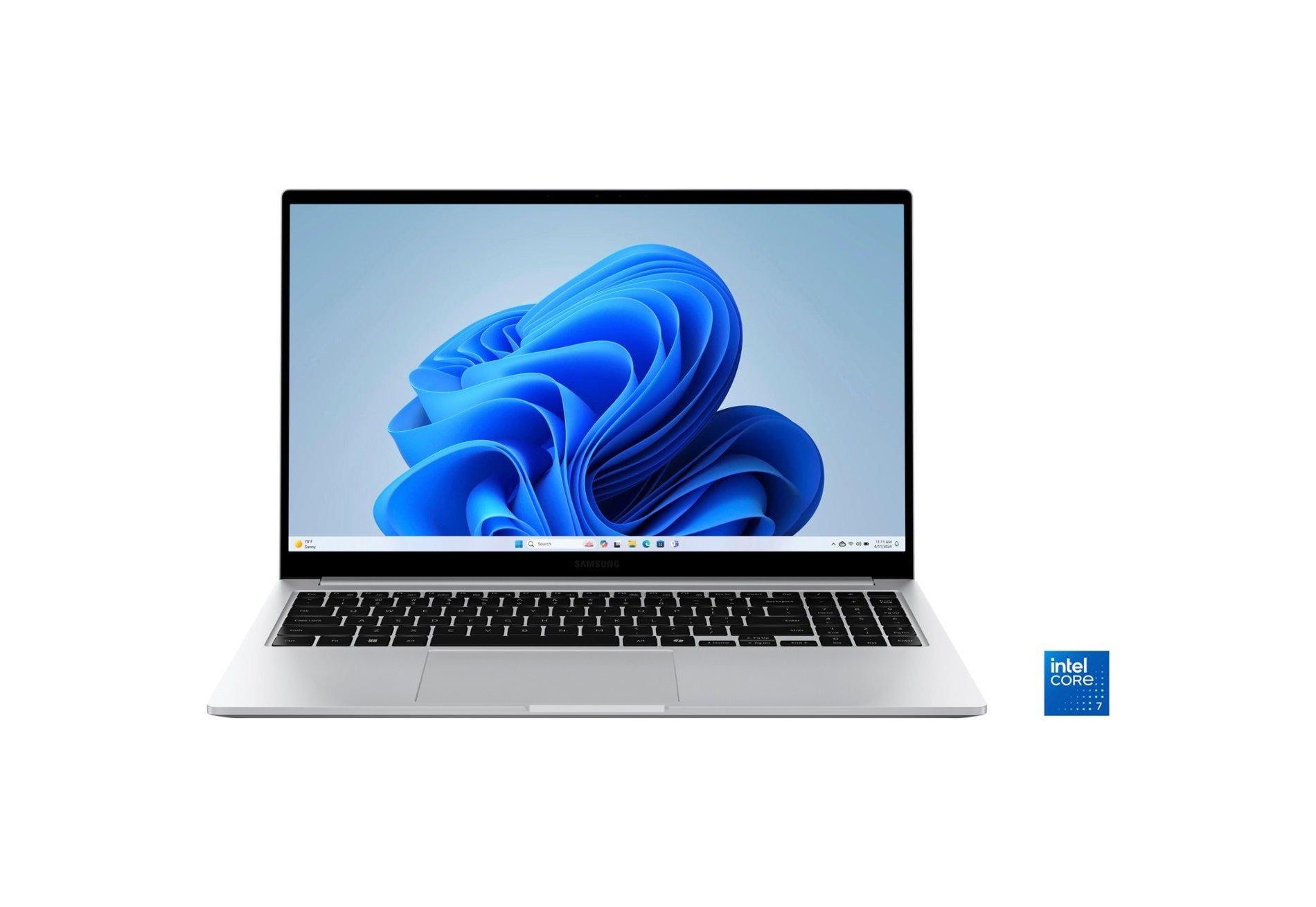 Samsung Galaxy Book4 15.6" Full HD Laptop, Intel Core 7 150U, 16GB RAM, 512GB SSD, Windows 11 Home, Silver
