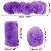 Unique Bargains Winter Warm Durable Faux Fur Car Steering Wheel Cover Replacement - image 4 of 4