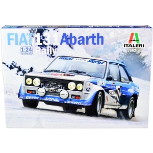 Skill 3 Model Kit Fiat 131 Abarth Rally #10 Winner "Montecarlo Rally" (1980) 1/24 Scale Model by Italeri - 1 of 4