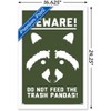 Trends International Lunch Hour Productions - Trash Panda Framed Wall Poster Prints - 3 of 4
