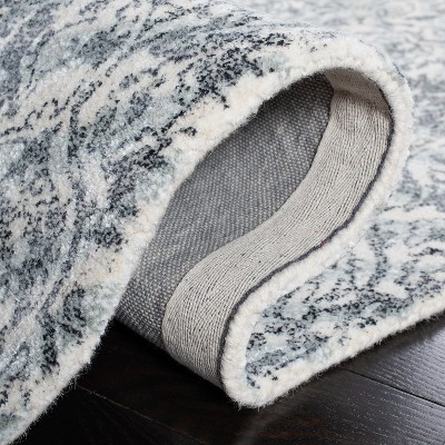 Restoration Vintage RVT115 Hand Tufted Indoor Area Rug - 6'x6' - Ivory/Sage - Safavieh