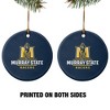 Murray State University Primary Logo Porcelain Holiday Christmas Tree Ornament - 2 of 4