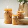 Brown Sugar Timber Pillar Candles Kit- Set of 3 - 4 of 4