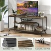 INFURNIC TV Stands and Consoles Modern TV Stand with Storage Drawers Outlets for Living Room Bedroom, Grey, 47.24"*15.7"*20.5" - 3 of 4