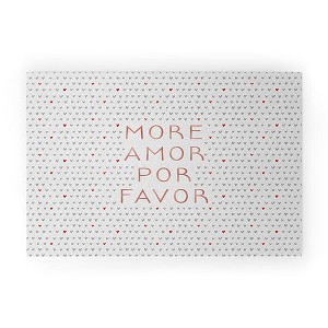 Orara Studio More Amor Quote Rose Gold Looped Vinyl Welcome Mat - Society6 - 1 of 4