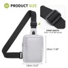 Unique Bargains Small Anti Theft Crossbody Sling Backpack Nylon Chest Bag Fanny Pack 1 Pc - 3 of 4
