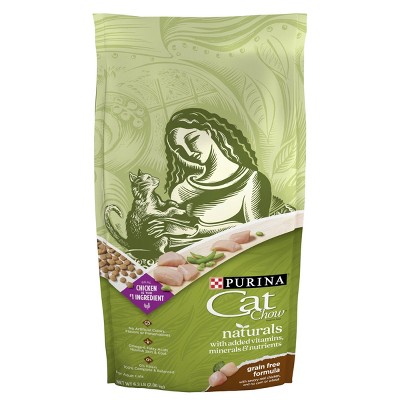 Purina Cat Chow Naturals Grain Free with Chicken Adult Complete & Balanced Dry Cat Food - 6.3lbs
