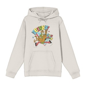 Scooby-Doo Zoinks Ruh Roh Adult Long Sleeve Hoodie - 1 of 2
