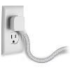 Cordinate 3 Outlet Grounded Extension Cord 15' Gray/White - 4 of 4