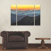 Trademark Fine Art-Pierre Leclerc 'Great Smoky Sunset' Multi Panel Art Set Large 3 Piece - 3 of 3