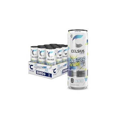 CELSIUS Sparkling Astro Vibe - 12 Fl Oz Can (Pack of 12)
