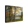 Trademark Fine Art -Albert Biersdant 'A Quiet Lake' Canvas Art - 3 of 4