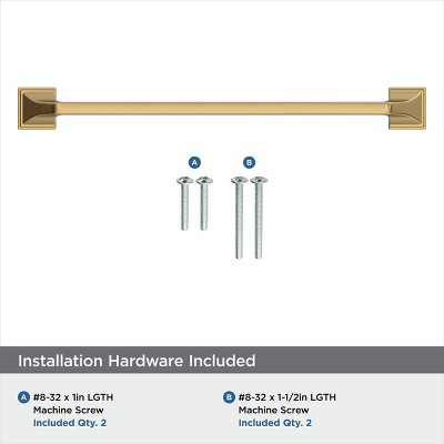 Champagne Bronze 9.8" Modern Cabinet Bar Pull