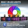 Pyle 32'' Powered ATV/UTV Soundbar System with Built-in BT & LED Lights (PWPSB3202) - Black - 3 of 4