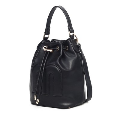 MKF Collection Soraya Buckle Shoulder Bag Faux Leather Handbag by Mia K