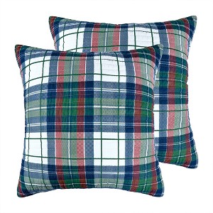 Festive Nutcrackers Euro Sham Set of 2 - Levtex Home - 1 of 4