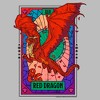 Men's Dungeons & Dragons: Honor Among Thieves Red Dragon Tarot Card T-Shirt - 2 of 3