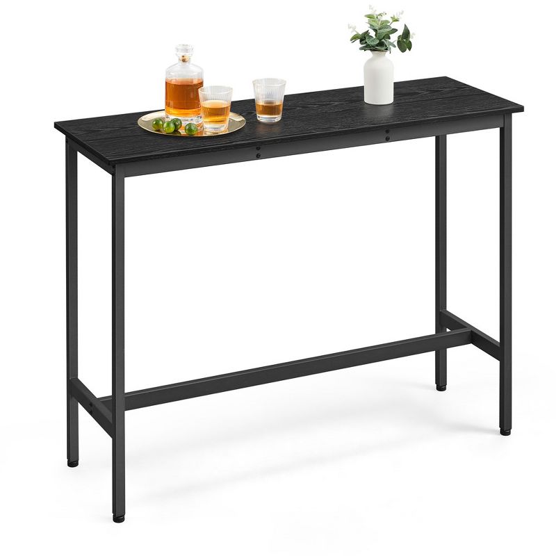 VASAGLE, Narrow Long Bar, Kitchen Dining, High Pub Table, Sturdy Metal Frame, Industrial Design, 15.7 x 47.2 x 35.4 Inches, 2 of 7