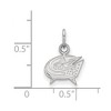 Black Bow Jewelry Sterling Silver Columbus Blue Jackets NHL Extra Small Pendant - 2 of 3
