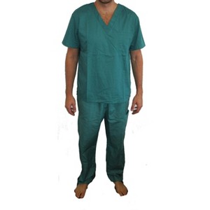 Tropi Unisex Scrub Sets Medical Scrubs Mens Scrubs (Jade, Small) - 1 of 3