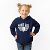 The Juniper Shop Football Game Day Stripes Toddler Graphic Hoodie - 2 of 3