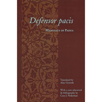 Defensor Pacis - (Records of Western Civilization) by  Marsilius Of Marsilius of Padua (Paperback)