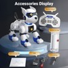 Remote Control Robot Dog Toy Programmable Smart Interactive Robotic Pets with Voice Command, Gesture Control and Animal Sounds for Kids - 2 of 4