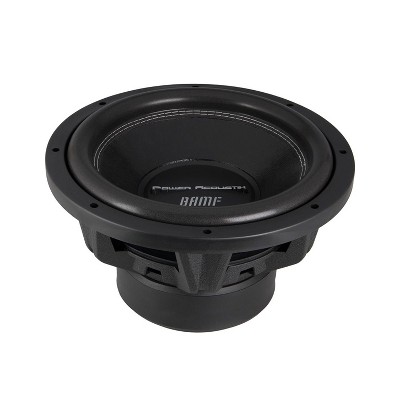 Power Acoustik BAMF-124 12 Inch 3500 Watt Max 1750 Watt RMS Car Audio Subwoofer Speaker with 3 Inch Dual Voice Coil and Vented T Yoke