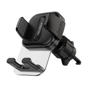 MyBat Pro Universal Car Air Vent Phone Mount – 360° Rotating Holder with Vent Stabilizer – Fits All Smartphones – Black - 1 of 4