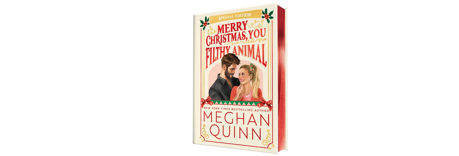 Merry Christmas, You Filthy Animal (Collector's Edition) - (How My Neighbor Stole Christmas) by  Meghan Quinn (Hardcover)