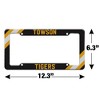 Towson Tigers Corner Stripes License Plate Tag Frame - 4 of 4