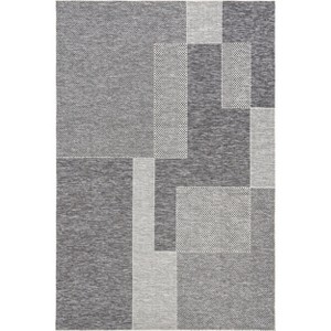 Nuloom Ellowyn Geometric 4x6 Indoor/Outdoor Area Rug for Living Room Patio Deck Front Porch Kitchen, Grey - 1 of 4