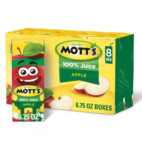 Mott's 100% Juice, Apple - 6 pack, 8 fl oz bottles