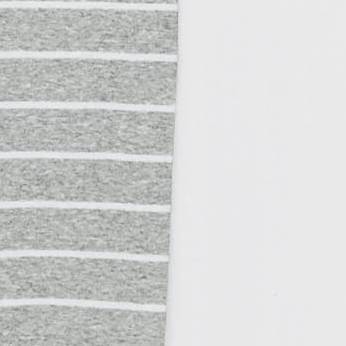 White/Gray Striped