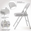 homfan  Folding Chairs With Padded Cushion and Back, Metal Frame Hold Up to 350 Lbs - 4 of 4